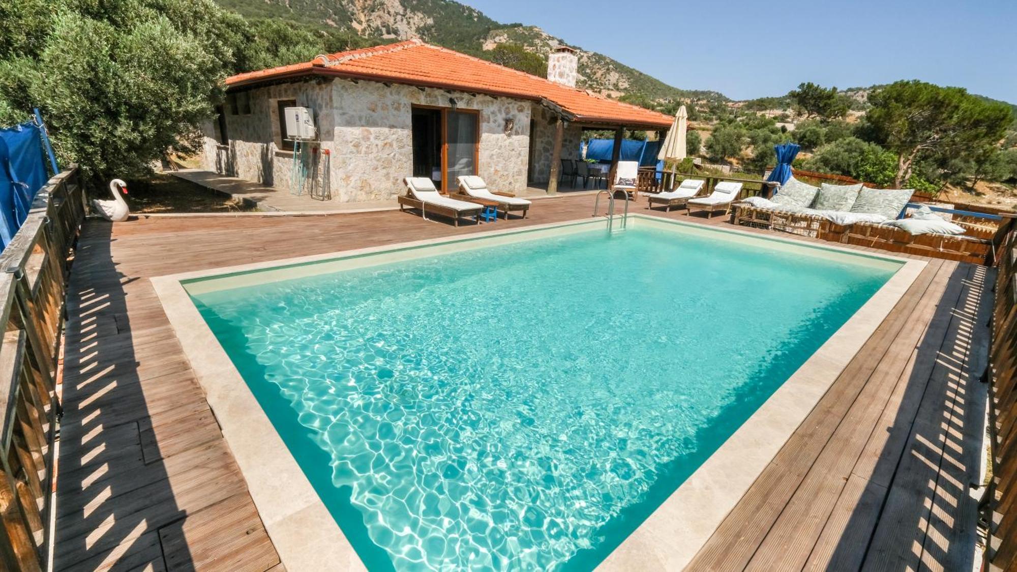 Villa Likya House - Deniz Ve Doga Manzarali, Havuzlu Patara Esterno foto