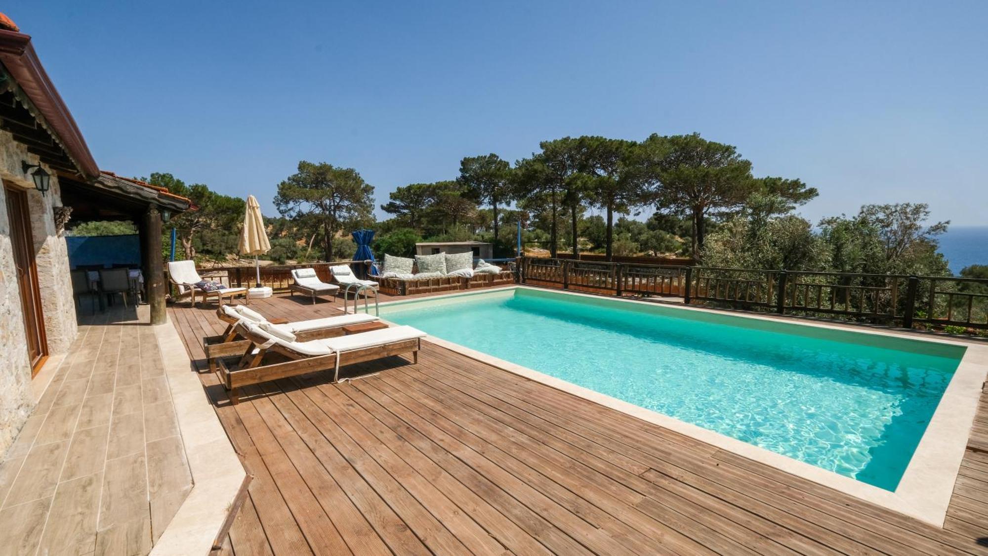 Villa Likya House - Deniz Ve Doga Manzarali, Havuzlu Patara Esterno foto